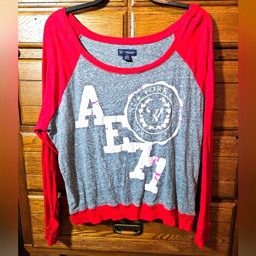 AMERICAN EAGLE OUTFITTERS Raglan Long sleeve shirt XXL